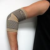 ATB 2 Elbow Brace Support Tennis Sports Compression Sleeve Pain Relief Therapy L !