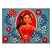 Disney Princess Elena of Avalor Rug HD Digital Girls Room Décor Bedding Floral Blue Area Rugs, 40
