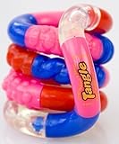Tangle Jr. Textured Sensory Fidget Toy, Red Pink Blue