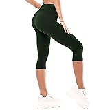 CADITEX Capri Leggings for Women - High Waisted