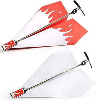 T best Aereo di Carta Elettrico, Kit di conversione per aeroplani di Carta  Pieghevole per Bambini Motore per Aereo di Carta Elettrico Modello  Giocattolo per Bambini Adulti(Aereo): Amazon.it: Giochi e giocattoli