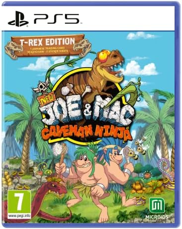 Amazon.com: New Joe and Mac: Caveman Ninja - T-Rex Edition (PS5