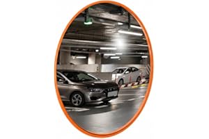 Berry 12" Convex Safety Mirror | Indoor 30CM Wide Angle Security Mirror | Acrylic Blind Spot Mirror for Garage, Parking Lot, 