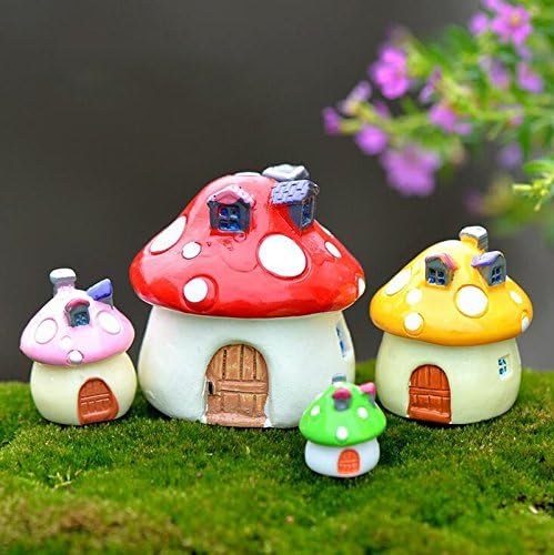 Amazon Com Azure Lexus Figurines Miniatures Mushroom House