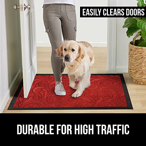 Gorilla Grip AllSeason WeatherMax Doormat, Durable Natural Rubber