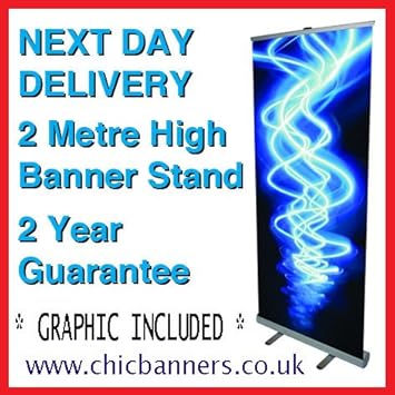 Ultima Grasshopper 850mm Wide Roller Banner Stand With Graphics