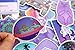 YOOPU Purple Vsco Cute Stickers for Water Bottle[50pcs] Pop Vinyl Decals for Laptop Phone Hydro Flask Car Computer Guitar Ceiling Wall Helmet Skateboard Luggage PC Bike Bumper Tumbler, Best Gift