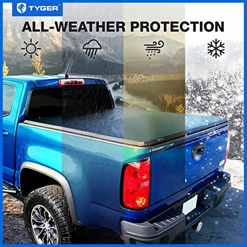 Tyger Auto T3 Soft Trifold Truck Bed Tonneau Cover Compatible With