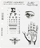 Stampers Anonymous Tim Holtz Cling Rubber Stamp Set, Oddities