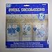 Amscan 670549 Colorful Hanukkah Icon Blue Plastic Swirls, 12 Ct. | Party Decoration