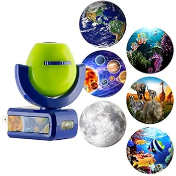 Projectables 13347 Six Image Led Plug In Night Light Green