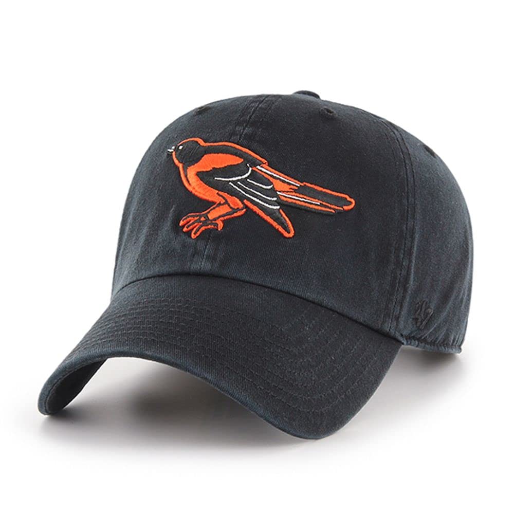 Photo 1 of '47 Baltimore Orioles Cooperstown Clean Up Dad Hat Baseball Cap - Black, One Size
