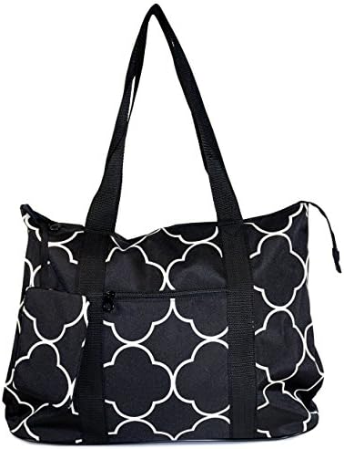 Ever Moda Moroccan Print Collection Tote Bag X-Large 21-inch