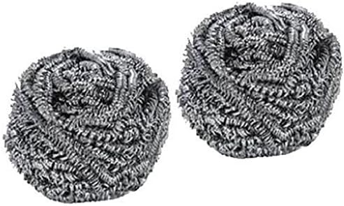 Pot Scrubbers SS Stainless Steel 2-Pack Pot Pan Scrubbing Pads - Kitchen Tools