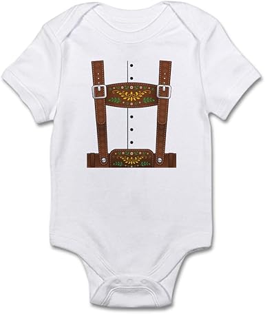 baby lederhosen onesie