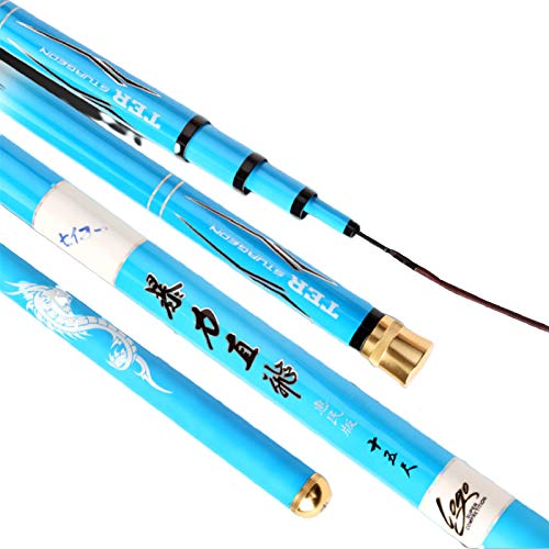 LZH FISHING Teleskop Angelrute Qualitäts, Carbon Faser 3.6m-10m Ultra Light schwer Reise Karpfenangeln Angelrute…