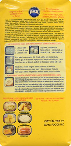 Harina Pan Pre-Cooked Corn Meal, White, 35.27 Ounce