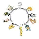 Pokemon 30th Anniversary ( 9 Themed Charms) Assorted Metal Charm BRACELET