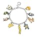 Pokemon 30th Anniversary ( 9 Themed Charms) Assorted Metal Charm BRACELET