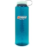 Nalgene Sustain Tritan BPA-Free Water Bottle Made with Material Derived from 50% Plastic Waste (using ISCC certified mass balance), 48 OZ, Wide Mouth, Trout