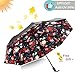 Windproof Travel Umbrella Manual,UV Protection Compact Lightweight Golf Umbrella