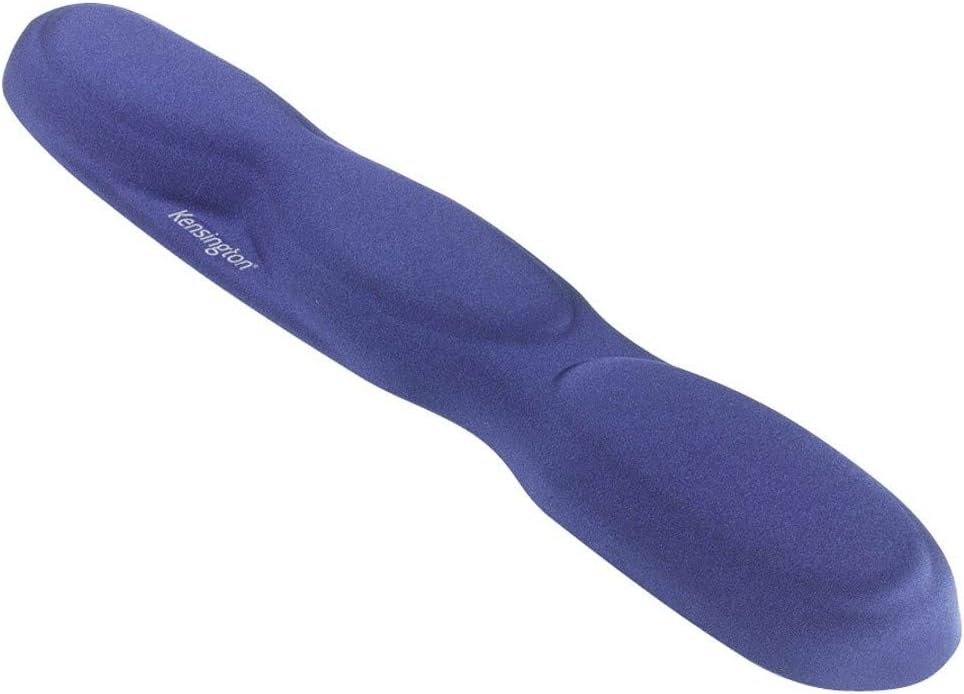 Kensington Ergonomic Comfort Foam Keyboard Wrist Rest with Wrist Support Pad - 458 x 36 x 85 mm - Blue (64270)