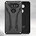 Zizo Static Series Compatible with LG V30 Case Military Grade Drop Tested with Built in Kickstand LG V35 ThinQ Case Black