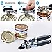 Wellehomi Premium Can Opener, Manual Cordless Tin Opener With Lids Off Jar Opener And Bottle Opener In One, Producing Smooth Edge Easy Turn Knob And Ergonomic Handles