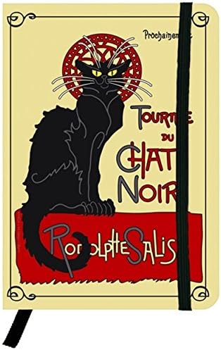 Journal/Notebook - " Chat Noir" Hard Cover 4" x 5 1/2"