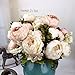 Seasofbeauty European Peony bouquets Decorative Silk Artificial Flowers Home Wedding Furnishing