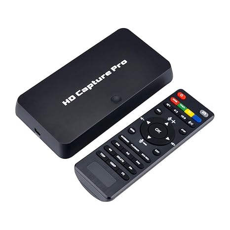 Docooler ezcap295 HD Video Capture Pro 1080P Recorder USB 2.0 Wiedergabe Capture-Karten mit Fernbedienung Hardware H.264 Enco