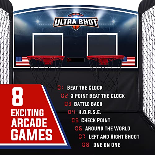 CINCINNATI GAMES Ultra Basketball Game, Basketball Arcade Game Indoor