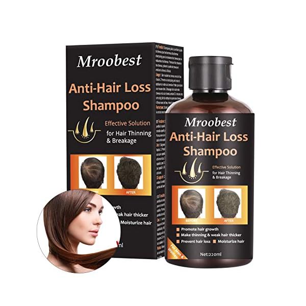 Anti-Hair Loss Shampoo, Hair Growth Shampoo, Effective Solution for Hair Thinning & Breakage, Helps Stop Hair Loss, Grow…