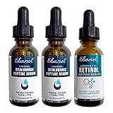 Ebanel Bundle of 2-Pack Hyaluronic Acid Serum, and