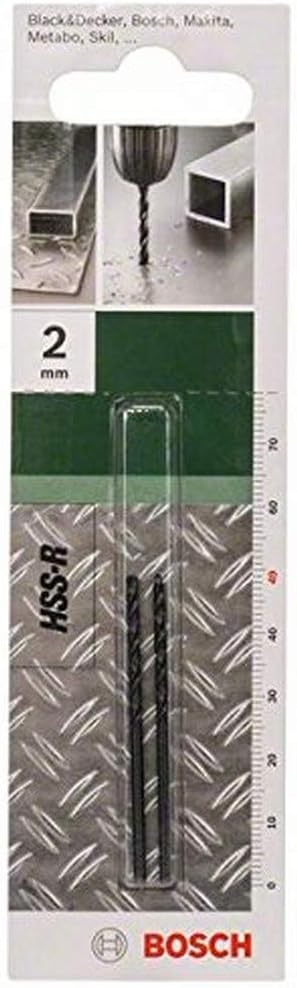 Bosch HSS-R Metal Drill Bit 2.0mm Diameter