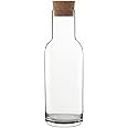 Luigi Bormioli Sublime 34 oz Carafe with Cork Stopper, 1 Piece, Clear