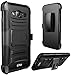 Galaxy J7 Case, E LV Samsung Galaxy J7 - Belt Swivel Clip / Kickstand - Dual Layer Armor Holster Defender Full Body Protective Case Cover for Samsung Galaxy J7 - BLACK