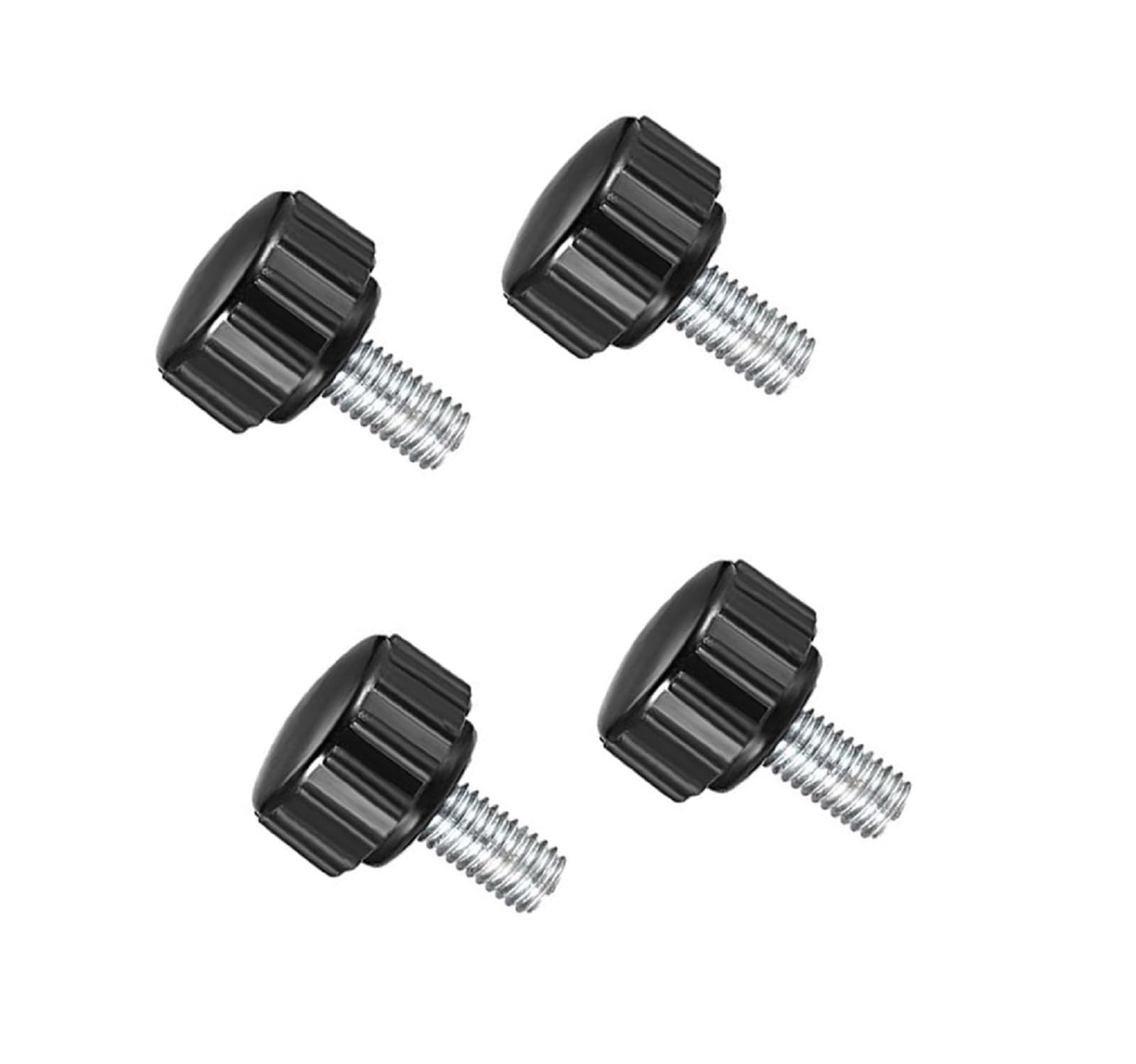 MACHSWON Knurled Clamping Knobs Grip Thumb Screw on Type for Saw, Drill Press, Lathe and Routing jigs Male Thread Knurled Clamping Knobs M5 x 10mm 4pcs — image 1