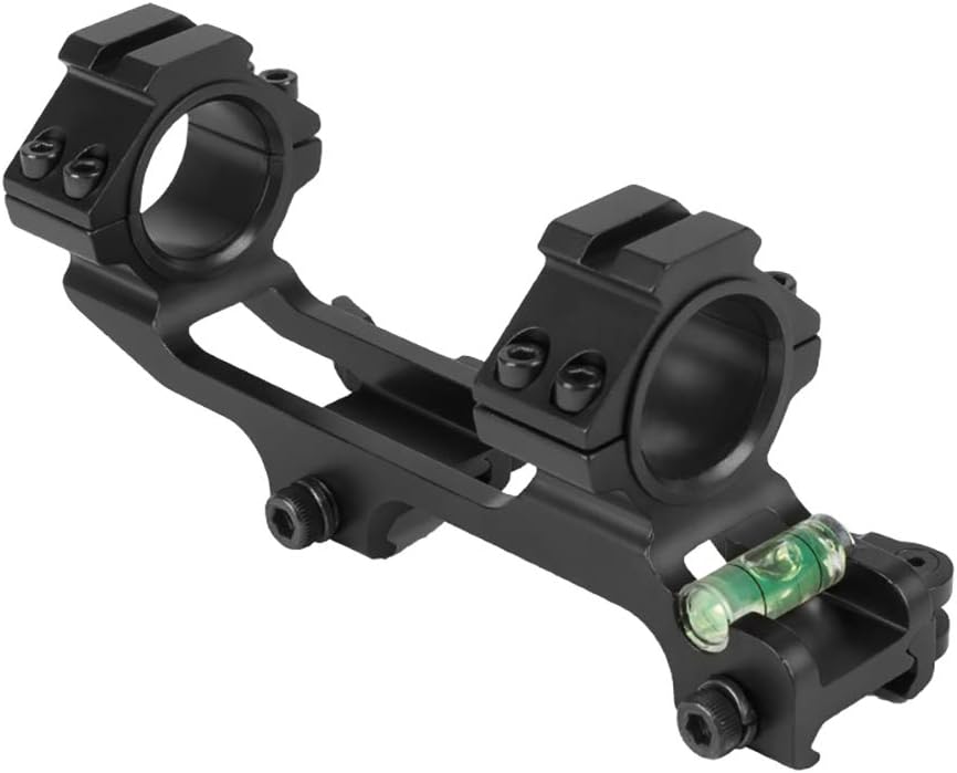 WestHunter Optics Picatinny QD Scope Mount, 1"/30mm Tactical One Piece Quick Release High Profile Rifle Scope Dual Rings with Bubble Level and Picatinny Rail, Style-2 : Sports & Outdoors