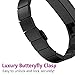 Fitbit Alta (HR) Bands, No1seller Premium Stainless Steel Replacement Watch Band with Classic Butterfly Clasp, Removable Links Fit to Any Wrist Size For Fitbit Alta & HR Fitness Tracker(Black)