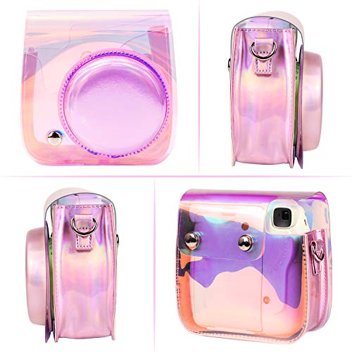 CAIUL Compatible 7 dans 1 Accessoires Set for Fujifilm Instax Mini 9 8 8+ Appareil Photo avec Housse, Album, Close-Up Lentille, Cadres et d'autres Accessoires (Illusion Transparente) - Image 2