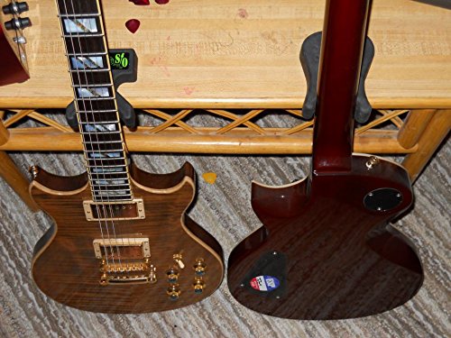 New Axe-Handler Instant Guitar Stand, String-Out Version with Black Finish - Multi-Use as a Neck Support for String Changes, Cleaning, and Repairs  - Thumbnail 3