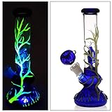 10 Inch Pipe Handmade Glass Vase -Glass Big Water