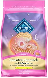 Image of Blue Buffalo Sensitive Stomach Natural Adult Dry Cat Food, Chicken & Brown Rice 7-lb