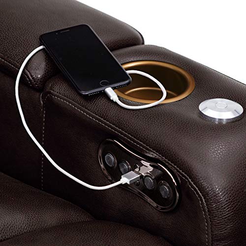 Seatcraft Octavius Big & Tall Home Theater Seating Top Grain Leather