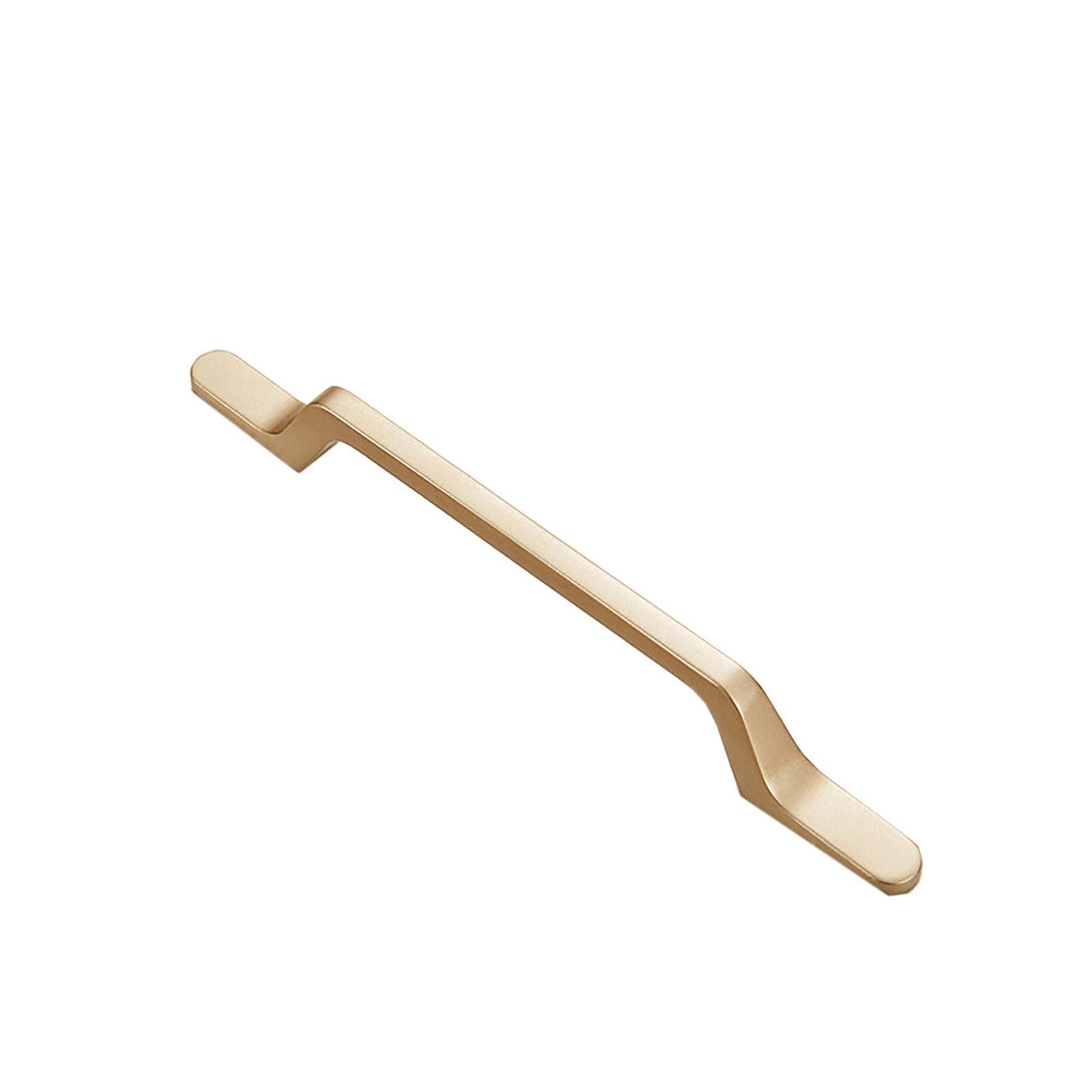 Zinc Alloy Cabinet Door Pulls, Suitable for Cabinets Dressers Drawers Cupboards, Gold Door Handles Knobs, Furniture Wardrobe Cabinet Knobs, Hole Center 128mm, 1 Pcs