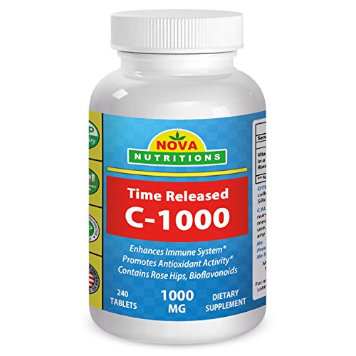 Nova nutritions vitamin c-1000 mg 240 tablets (time rel…