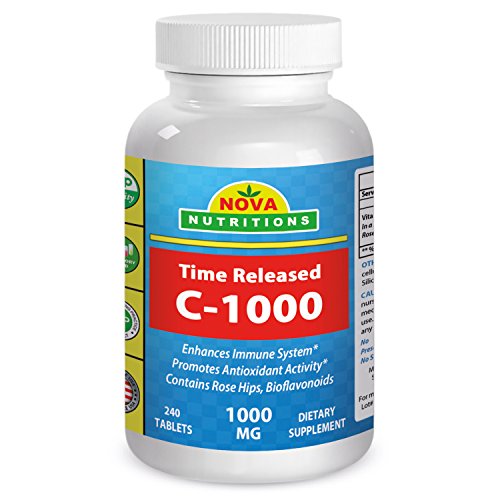 UPC 732363270218, Nova Nutritions Vitamin C-1000 mg 240 Tablets (Time Released)