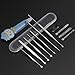 Ear Pick Ear Curette Earwax Pick Removal Tool Kit 11 Pcs, HOOFUN Stainless Steel Ear Hygiene Care Sets with Led Light for Kids and Storage Box