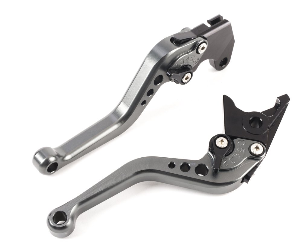 Motorcycle Short Brake Clutch Levers Adjustable Aluminum CNC for SUZUKI GSXR750 TL1000S GSXR600 GSXR1000 GSR600 SFV650 GLADIUS DL650/V-STROM GSR750 One Pair (F14/S248) SPL062